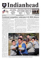 The Indianhead, April 9, 2010 - 2nd Infantry Division - U.S. Army