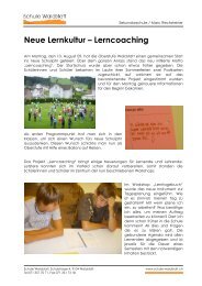 Bericht Lerncoaching [PDF, 11.0 MB] - Schule Waldstatt