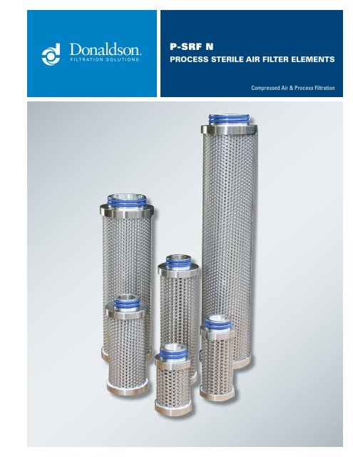 P-SRF N Process Sterile Air Filter Element - Donaldson Company, Inc.