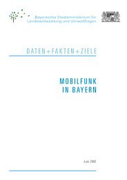 Mobilfunk in Bayern: Daten, Fakten, Ziele - Gesundheitsamt