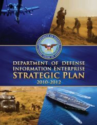 Department of Defense (DoD) Information Enterprise Strategic Plan