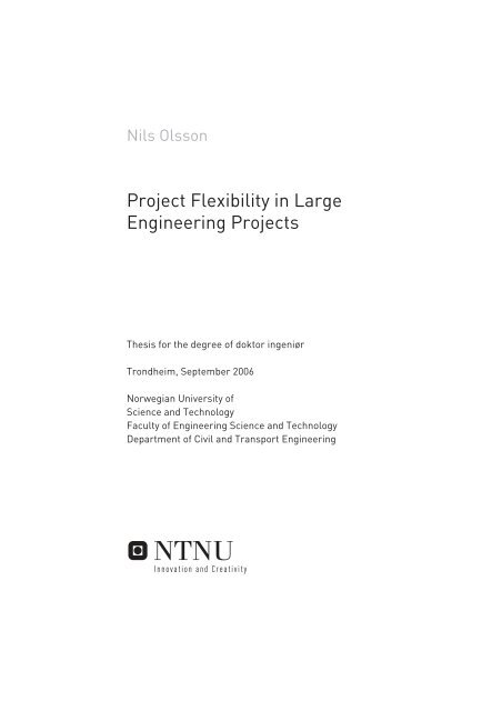 Link to thesis - Concept - NTNU