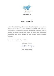 Lei dos Compromissos - CÃ¢mara Municipal de Resende