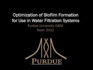 Purdue Presentation - iGEM 2012