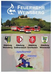 Abteilung Weinsberg Abteilung Gellmersbach ... - Stadt Weinsberg