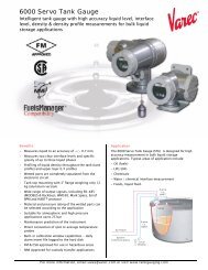 Intelligent tank gauge with high accuracy liquid level