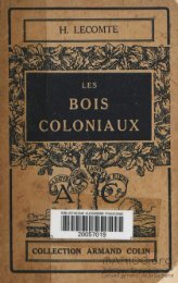 Les bois coloniaux - Manioc