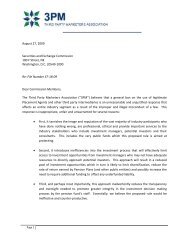 letter - 3PM - Third Party Marketers Association