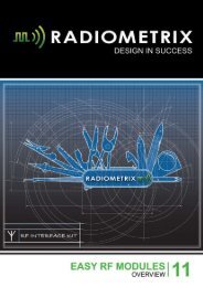 Easy RF Modules - Radiometrix