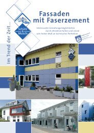 Fassaden mit Faserzement - SchÃ¼tz & Musch GmbH