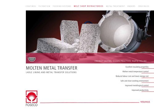 MOLTEN METAL TRANSFER - Foseco