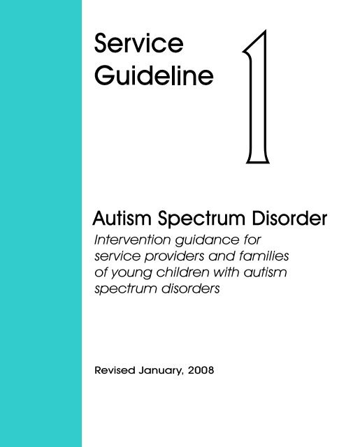 The Autism Spectrum Disorder Service Guideline.pdf - CTE - Online ...