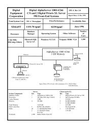 Digital Equipment Corporation Digital AlphaServer 1000 4/266 C/S ...