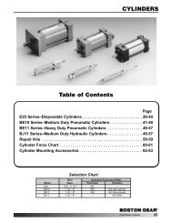 CYLINDERS - Boston Gear