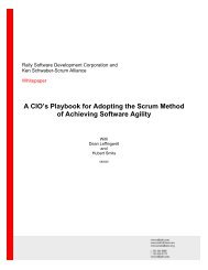 A CIO's Playbook for Adopting the Scrum Method of ... - Rally Software