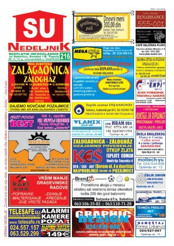 SuNedeljnik 216.qxd