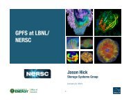 GPFS at LBNL - National Energy Research Scientific Computing ...