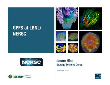 GPFS at LBNL - National Energy Research Scientific Computing ...