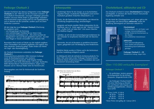 Flyer freiburger Chorbuch:bornefeld flyer