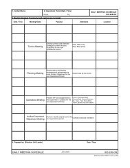 DAILY MEETING SCHEDULE ICS 230-OS