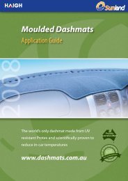 Moulded Dashmats - Motormate Auto Parts