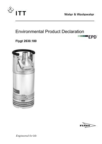 Environmental Product Declaration - Environdec