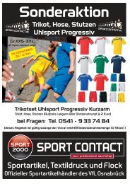 Trikotset Uhlsport Progressiv - Sport Contact