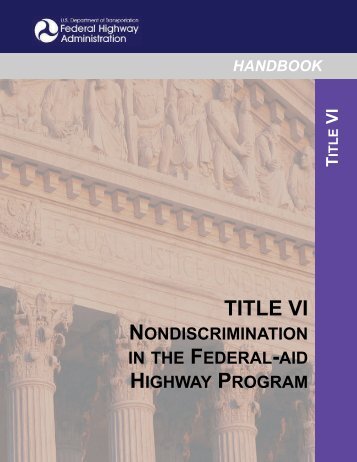 TITLE VI HANDBOOK - Department of Transportation