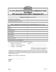 Appendix B Proposal Form - PITA