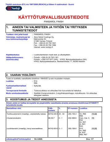 KÃƒÂƒÃ‚Â„YTTÃƒÂƒÃ‚Â–TURVALLISUUSTIEDOTE - Flygt