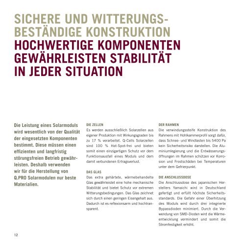 MULTIKRISTALLINE SOLARMODULE Der gehobene Standard fÃ¼r ...