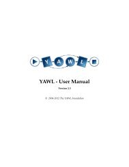 YAWL - User Manual - Polytechnic of Namibia - Mirrors
