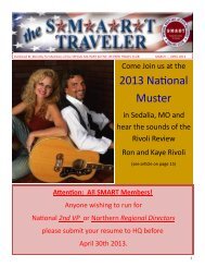 2013 National Muster - Special Military Active Retired Travel Club