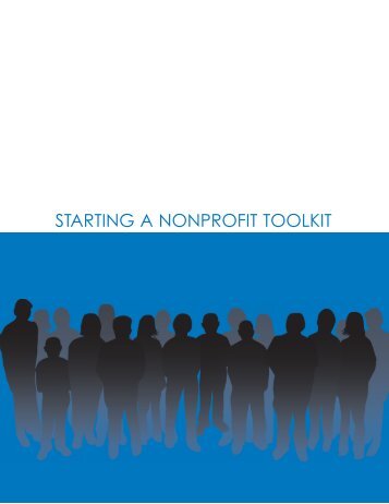 Starting a Nonprofit Tool Kit - Montana Nonprofit Association