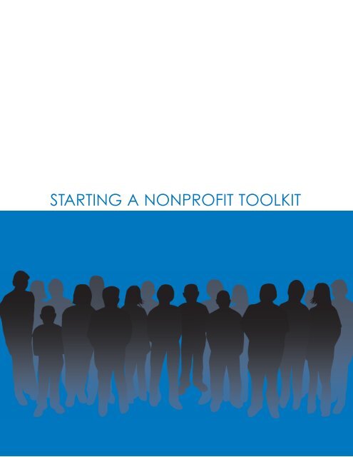 Starting a Nonprofit Tool Kit - Montana Nonprofit Association