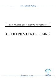 Guidelines for Dredging - EPA Victoria