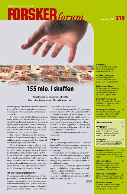 155 mio. i skuffen - FORSKERforum