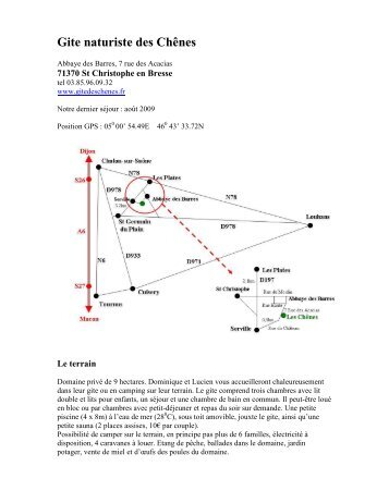 Gite naturiste des ChÃªnes - Vacances naturistes en France