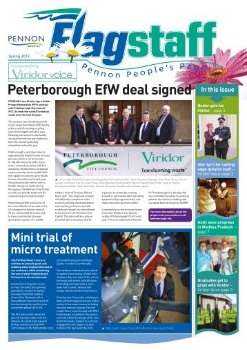 Peterborough EfW deal signed - Viridor