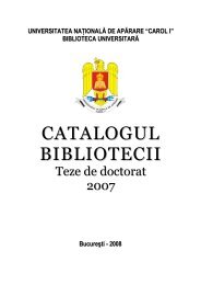 catalog teze doctorat - 2007