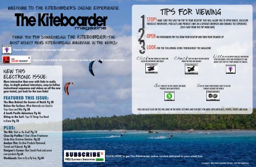 April 2009 - The Kiteboarder Magazine