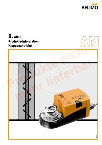 2.AM-5 Produkte-Information Klappenantriebe - Belimo