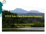 PTFCF Project Updates - Rainforestation