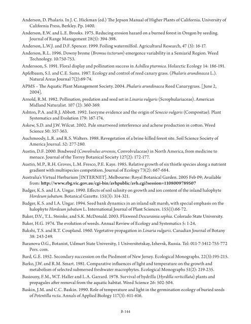 Invasiveness Ranking System for Non-Native Plants of Alaska