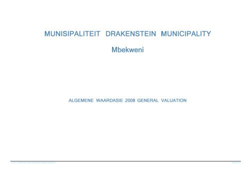 Untitled - Drakenstein municipality