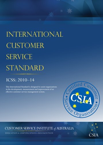 International Customer Service Standard