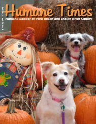 Fall Edition - Humane Society of Vero Beach & Indian River County