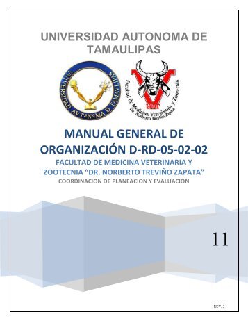 manual general de organizaciÃ³n d-rd-05-02-02 - Facultad de ...