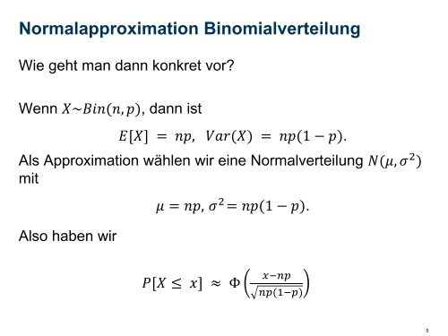 Zentraler Grenzwertsatz - FIM