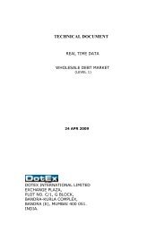 Download Real Time Technical Specification WDM (.pdf) - NSE
